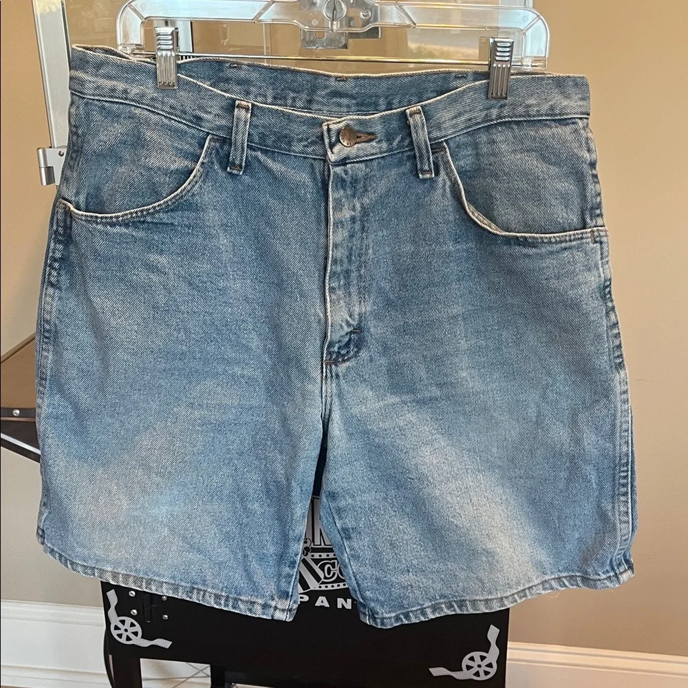 Rustler Vintage Jean Shorts Mens 34 Denim